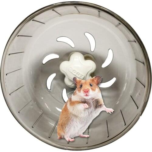 Hamster Running Wheels Guinea Pig Transparent Hamster Exercise Wheel Running Jogging Treadmill Silent Toy Cage Accessories