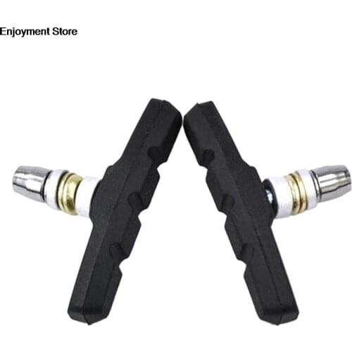 JULYHOT 1 Pair Durable Rubber Shoes Bicycle Cycling Braking V-Brake V Brake Pads MTB Mountain Bike Road Blocks Holders