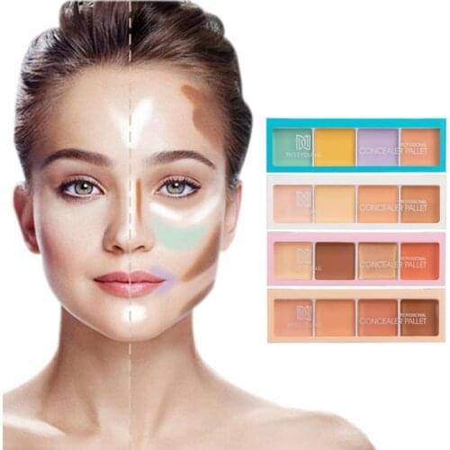 MissYoung Four-color Liquid Concealer Long Lasting Repairing Cream Cover Acne Spots Dark Circles Shading Base Face Makeup TSLM2