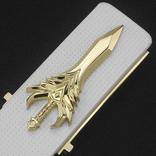 Knife mens belts High Quality casual cintos masculinos fashion ceinture homme leather belt Young designer golden Waist Strap