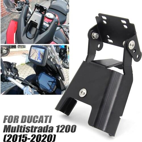 NEW Motorcycle 2015 2016 2017 2018 2019 2020 For Ducati Multistrada 1200 Mobile Phone Stand Holder GPS Plate Bracket