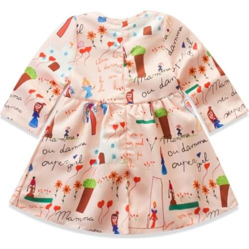 2016 Korean Childrens Garment Spring New Pattern Cartoon In Sleeve Dress Precious Major Suit Fan Princess Jacket