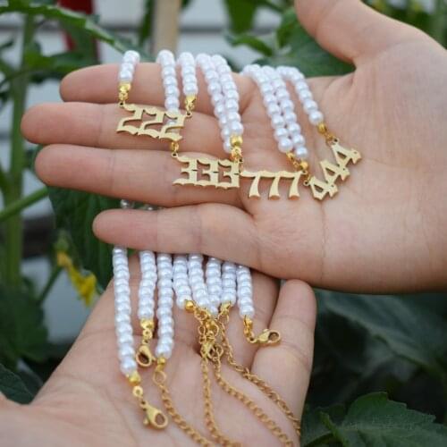 Charm Pendant Minimalist Jewelry 111 222 333 444 555 777 888 999 666 Devil Necklace Stainless Steel Angel Number Necklaces