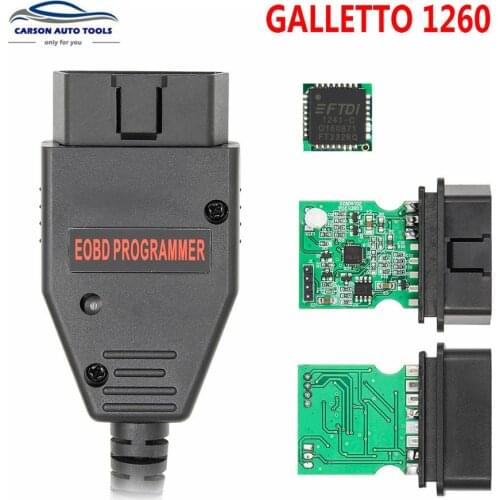Newest Galletto 1260 ECU Chip Tuning Tool EOBD2 Programmer Galletto 1260 EOBD OBD2 OBDII Flasher Galletto 1260 ECU Flasher