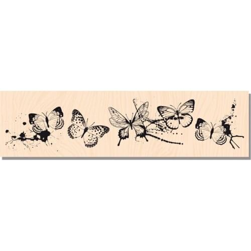 French butterfly Transparent Clear Stamp for DIY scrapbooking/Card Making C341