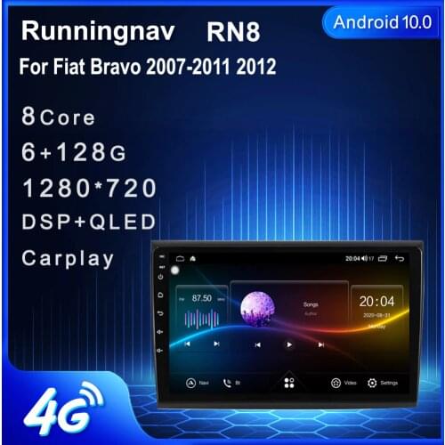 Runningnav For Fiat Bravo 2007 2008 2009 2010 2011 2012 Android Car Radio Multimedia Video Player Navigation GPS
