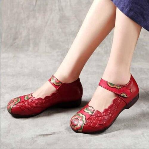 Women Real Leather Shoes Moccasins Mother Loafers Soft Leisure Flats Casual Female Driving Ballet Footwear