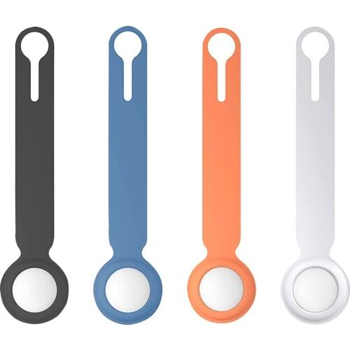 Protective Cover For Aircovered AirTag Case Silicone Protector Bumper Case Compatible with Apple AirTags Tracker Buckle