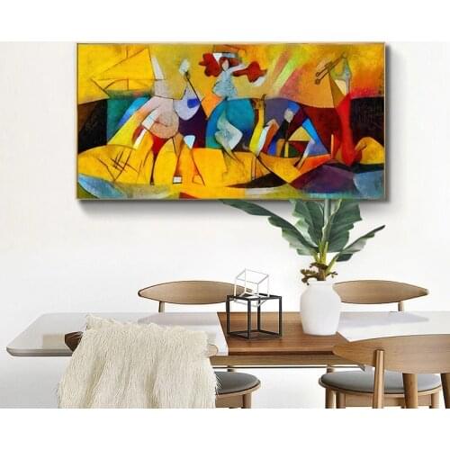 Picassos Famous Painting Modern Abstract Poster and Canvas Painting Printing Wall Art of Living Room Home Decoration Home Decor
