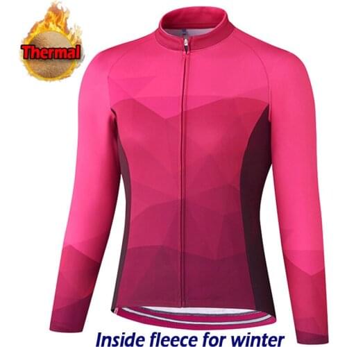 Winter Quality Bicycle Jersey 2021 Thermal Clothes Pro Team MTB Jersey Long Sleeves Cycling Wear Coat Race Clothes Tops