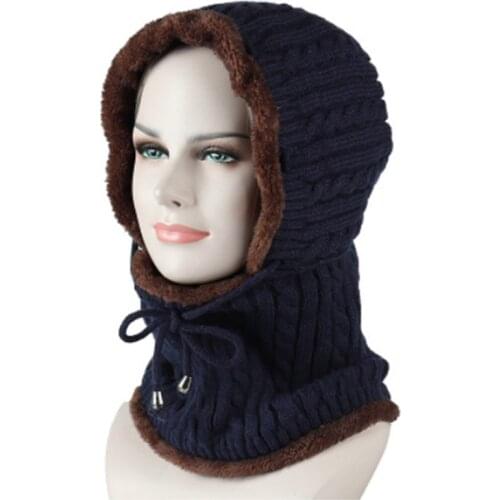 Winter wool Knitted Hat Beanie Men Scarf Skullies Beanies Winter Hats For Women Men Caps Gorras Bonnet Mask Brand Hats 2020