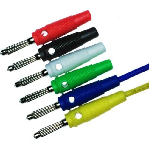 10pcs 4mm Solderless Stackable Banana Plug Wire Cable Connector BP4526