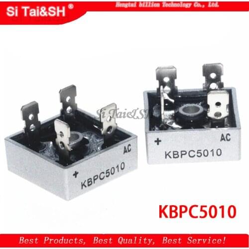 2PCS KBPC5010 1000V 50A Diode Bridge bridge rectifier new and original IC