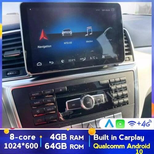 Android 10 8Core 4+64G Car Dvd Radio Multimedia Player GPS Navigation For Mercedes Benz ML-Class W166 2012 2013 2014 2015 NTG4.5