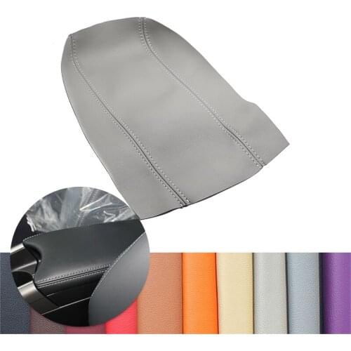 Gray For Toyota Prius 2010 2011 2012 2013 2014 2015 Car Accessories Center Control Armrest Box Microfiber Leather Cover Decor