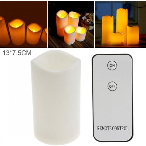 Flameless LED Candle Light with Remote Control Home Tea for Weddings Christmas Festival Celebration Parties Gifts