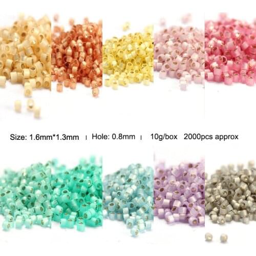 10g (2000pcs approx) 1.6mm Charm Czech Glass Beads Spacer Seed Beads DIY Bracelet Necklace Jewelry Making Accessories
