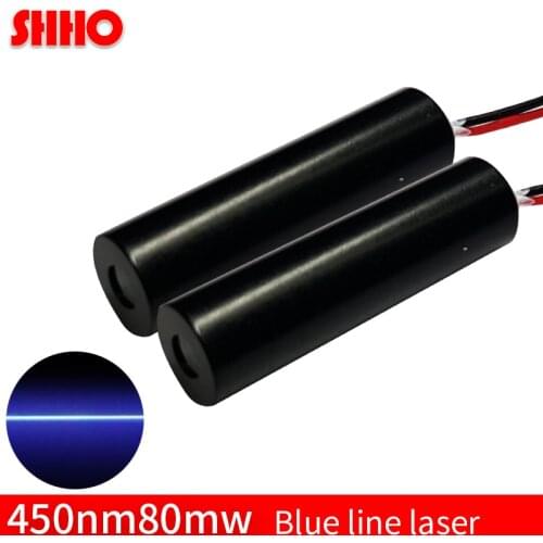 Long distance customizable sight locator 450nm 80mw blue line laser module short band laser level accessories cool stage lights