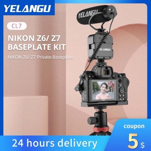 DSLR Camera Cage Base for Nikon Eos RP Cold Shoe 1/4 Threaded Holes Light Weight Studio