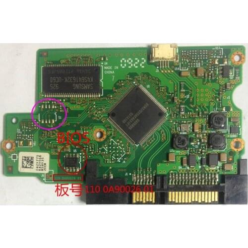 Hard drive parts PCB board printed circuit board 110 0A90026 01 for Hitachi 3.5 SATA hdd data recovery hard drive repair