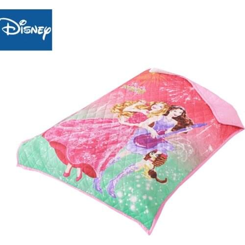 Disney princess thin comforter cartoon summer duvet cotton kids bedroom decoration soft blanket children bedspread free shipping