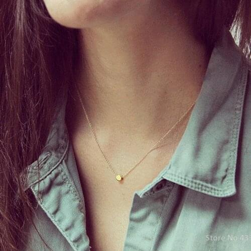 Dogeared Karma The Circle Choker Gold Statement Necklace Jewelry Chain Women Collares Colar Kolye Collier Ketting Collier Bijoux