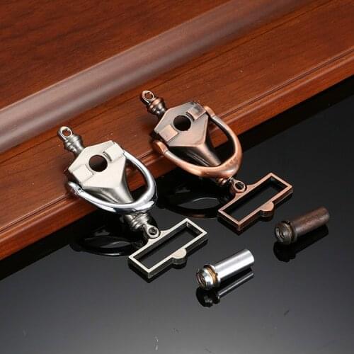 Security Mirror Knocker Door Handle Furniture Hardware Decoration Knock