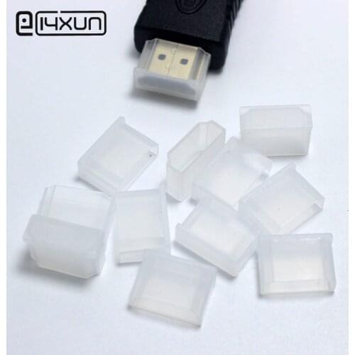 EClyxun 10pcs Dust Cover / Case for Male HDMI Plug Adapter AV Connector For for HDTV HDCP 1080P ect