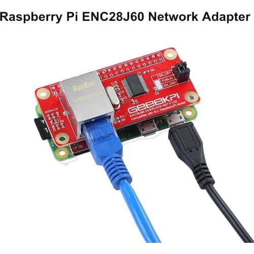 Hottest Selling Raspberry Pi Zero ENC28J60 Network Adapter Module for Raspberry Pi Zero W Module Shield Raspberry Pi Adapter