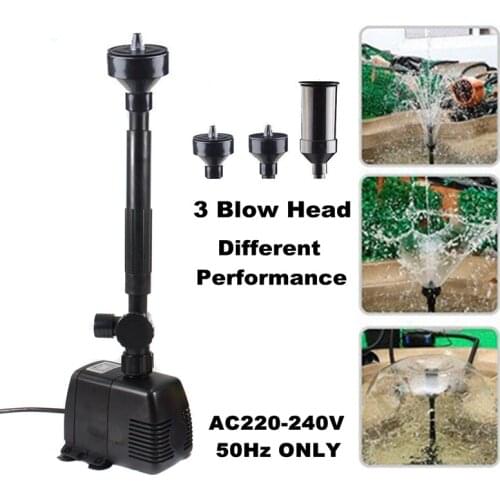 Mini Aquarium Fountain Pump Garden Pond Fountain Maker Water Oxygen Circulation Submersible Aquarium Water Pump For Pond 3 Mode