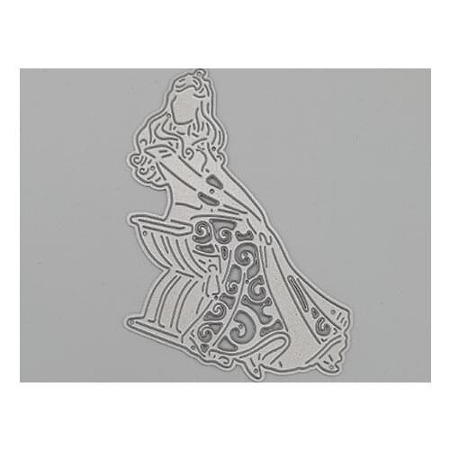 Princess 2 Metal Cutting Dies Stencils for DIY Scrapbooking Album Paper Cards Decorative Crafts Embossing New 2019