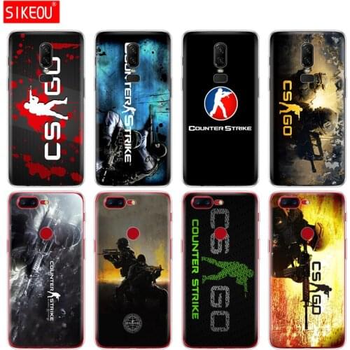 Silicone cover phone case for Oneplus one plus 6 5T 5 3 A3000 A5000 Counter Strike cs go