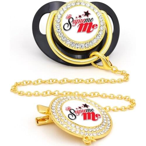 Pacifier Beads Newborn pacifier Bring dummy BPA free unique gift for newborn baby shower age regression pacifier chupete de lujo