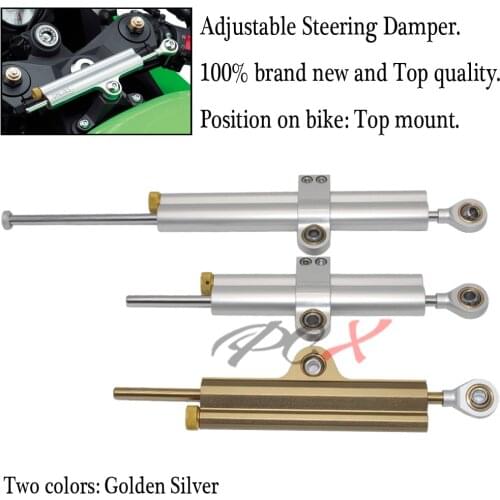For HONDA CB400/CB500F/X CB600/CB1000R/CB1300 Universal Motorcycle Damper Steering StabilizerLinear Reversed Safety Control Over