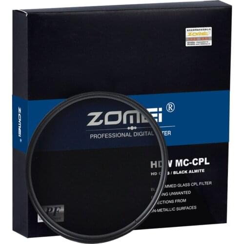 Zomei Ultra Slim 40.5 49 52 55 58 62 67 72 78 82mm MC-CPL Circular Polarizing Polarizer Lens Filter