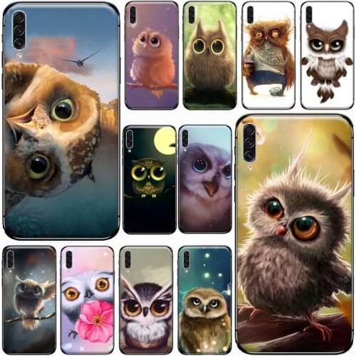 Animal Cute Cartoon Owl Phone Cases For Samsung galaxy S 21 20 10 8 A 51 71 50 21s 70 40 20 20e note 10 plus Ultra 5g fe