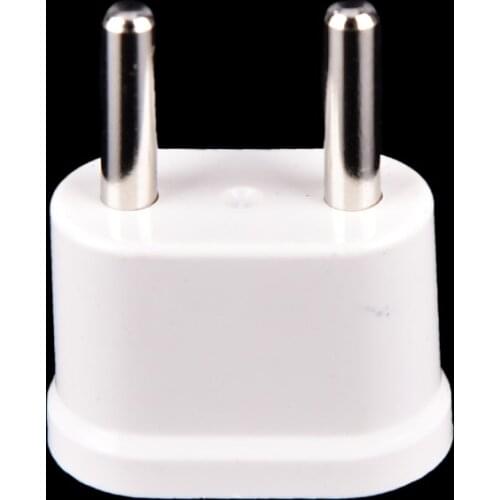 1PCS New US (USA) to EU (Europe) Travel Power Plug Adapter for USA converter White Charger Charging Adapter Converter Adaptor