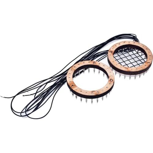 2PCS/Set Handmade Push-In Queen Bee Marking Cage Queen Marking Disc Round Push-In Queen Mark Cage Bee Cage