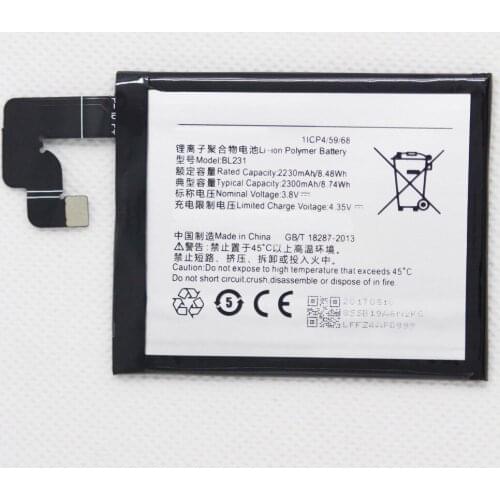 ISUNOO BL231 Phone Battery For Lenovo VIBE X2 S90 S90u Li-ion Replacement Battery 2300Mah Phone Batteries