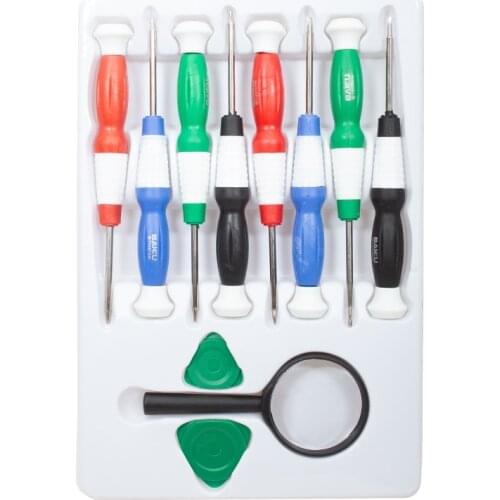 BAKU BK-8600 MOBILE PHONE SCREWDRIVERS AND TWEEZERS SET (8 PCS SCREWDRIVER + 2 PCS TWEEZERS)