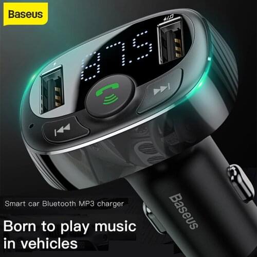 Baseus QC3.0 5V3A Quick Charge 3.0 Dual USB Port Car Charger Turbo Fast Charging USB Charger For iPhone Samsung Xiaomi