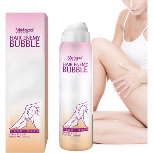 Painless Hair Removal Cream Depilatory Bubble Wax Body Bikini Legs Facial Hair Remover Cream