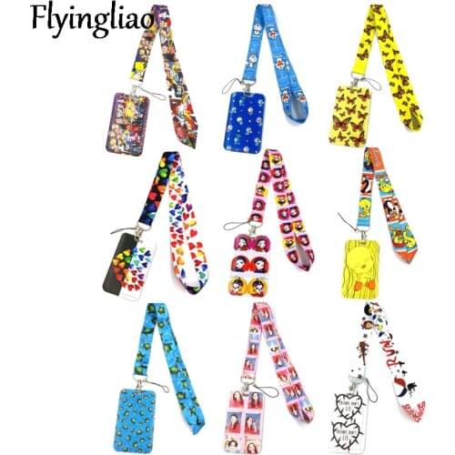 Key lanyard Cars KeyChain ID Cards Pass Gym Mobile Phone Badge Kid Key Ring Holder Jewelry Decorations Key Chain for Gifts