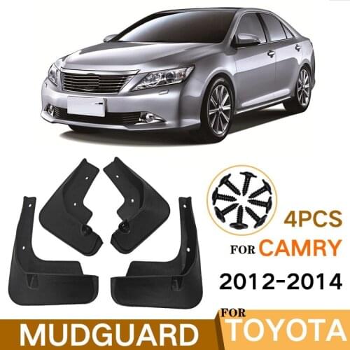 4 PCS Mudflap For Toyota Camry 2012-2014 XV50 Front Rear Car Fender Mud Flaps Guard Splash Flap Mudguards Accessories