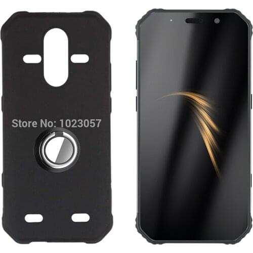 Ring Holder Bracket Case for AGM A9 Shockproof Soft TPU Cover for AGM H1 X2 X3 X5 Couqe Fundas