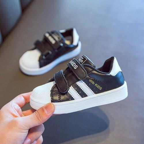 Shell-toe Childrens Casual Shoes White Fashionable Board Shoes for Boys and Girls Shoes for Kids Sneakers