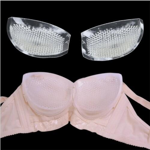Breathable Honeycomb-shaped Breast pad 100%Silicone Bra Insert