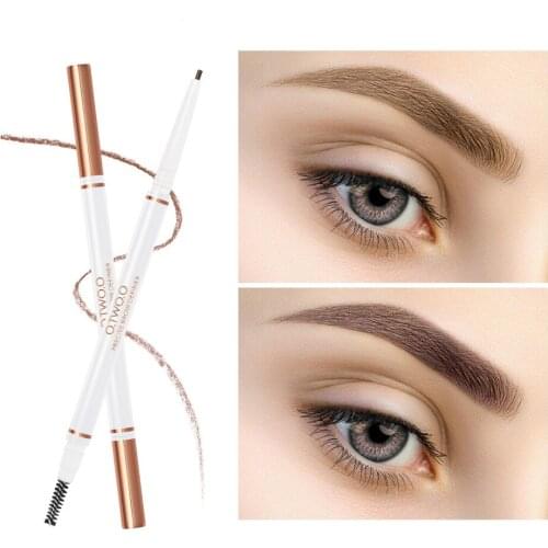 O.TWO.O Eyebrow Pencil Waterproof Natural Long Lasting Ultra Fine 1.5mm Eye Brow Tint Cosmetics Brown Color Brows Make Up