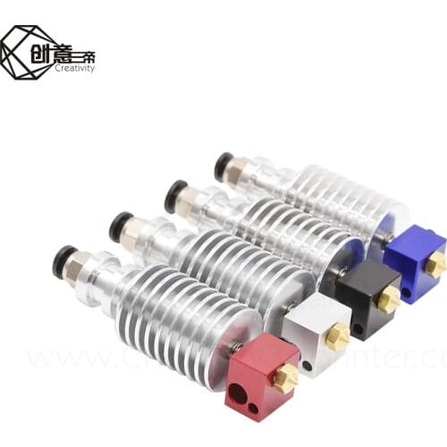 1pcs Updated V5 hot end kit Creativiity 3D Printer Accessories Straight-type V5 J-head for I3 3D printer parts