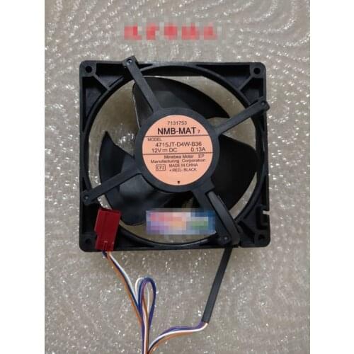 Original 12V waterproof fan 4715jt-d4w-b36 12cm / cm ultra silent fan